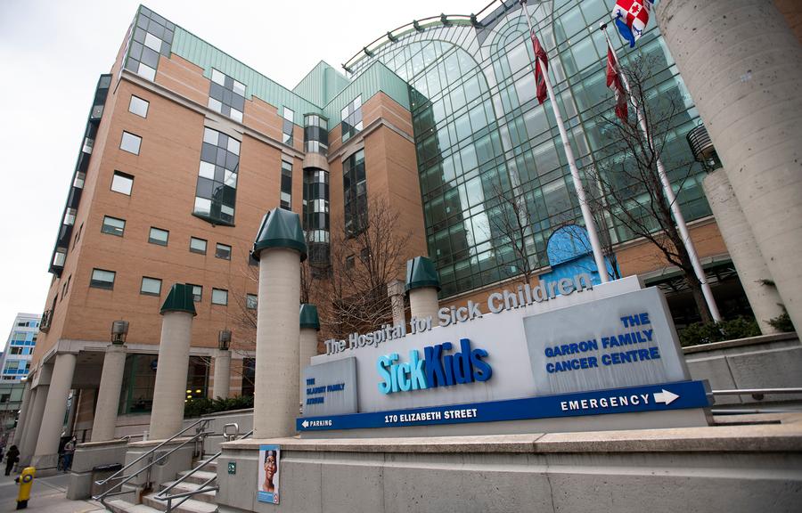 The exterior of the Hospital for Sick Children in Toronto, is photographed on Jan 21 2021. Fred Lum/The Globe and Mail